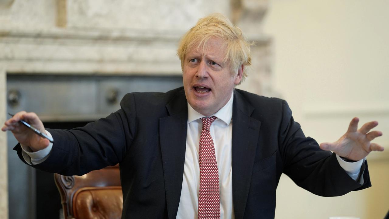 Boris Johnson has promised to announce his plan on Thursday. Picture: Andrew Parsons/Downing Street/AP