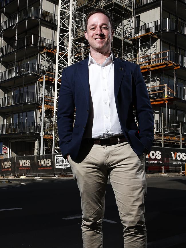 Executive director for Master Builders, Tasmania, Matthew Pollock. Picture: Zak Simmonds