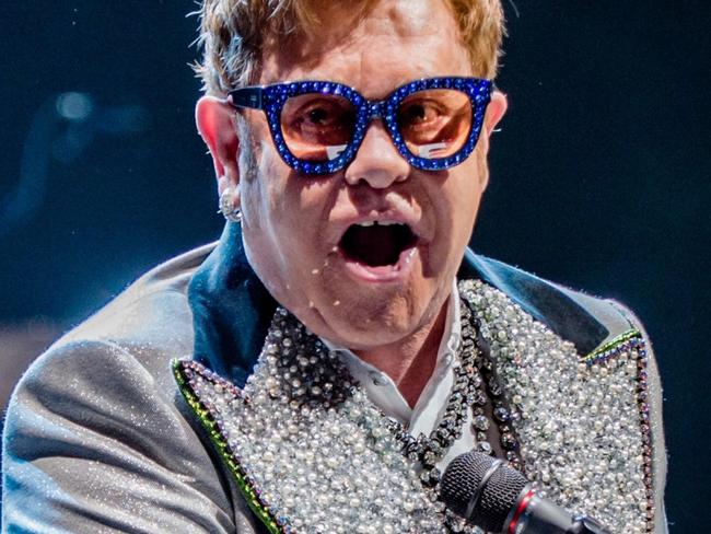 English singer-songwriter Elton John performs on stage during the 'Farewell Yellow Brick Road'-Tour in the Ziggo Dome in Amsterdam on June 8, 2019. (Photo by Ferdy Damman / ANP / AFP) / Netherlands OUT