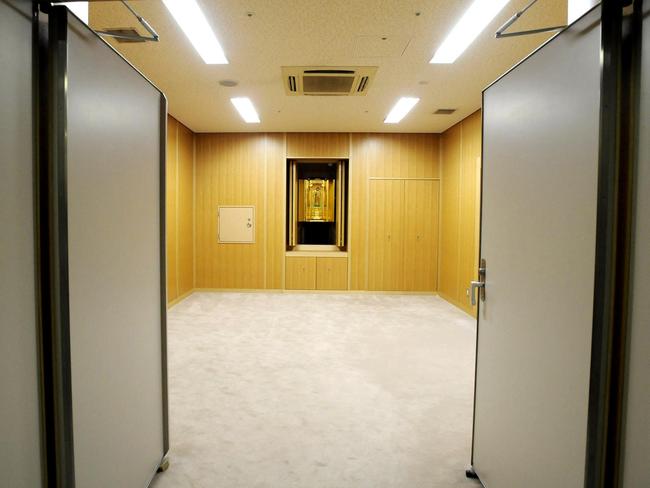 At first glance you might mistake the rooms inside the Tokyo detention house for a hotel conference centre. Picture: AFP/JIJI PRESS