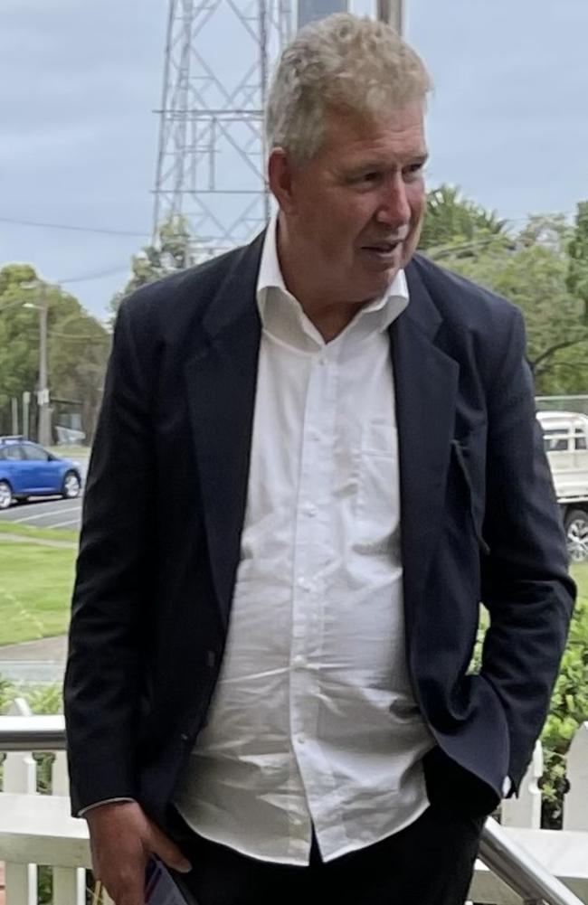 Daryl Peter Young outside Kempsey Local Court on Wednesday.