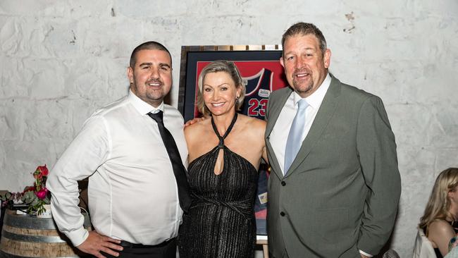 David Schwarz (far right) at a recent charity gala. Picture: Meg Read Photography