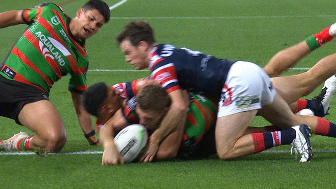 Campbell Graham was robbed of a try by the Bunker.