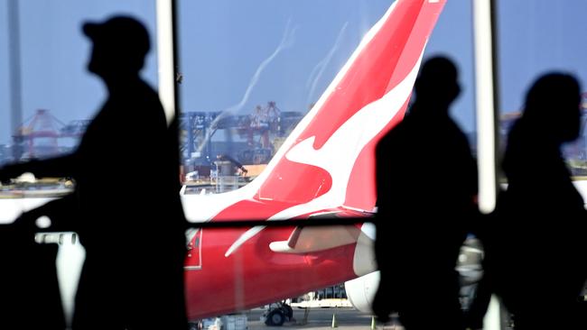 Flying to footy finals is an expensive affair for many, with any cheap fares being snapped up quickly. Picture: Jeremy Piper/NewsWire