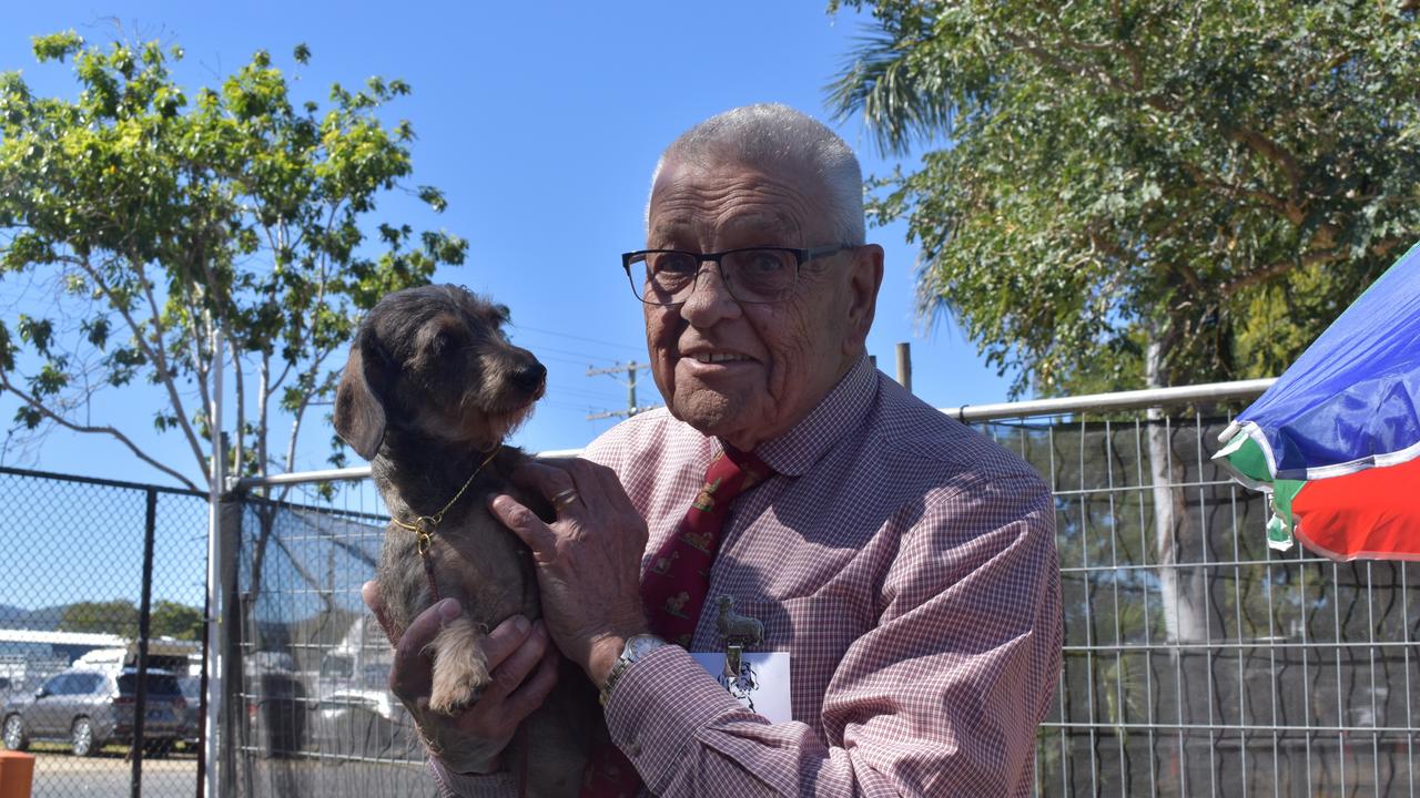 Les Killion and Lilly at the 2024 Rockhampton Agricultural Show.