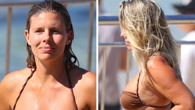 Aussie bikini star turns heads in G-string. Picture: Backgrid