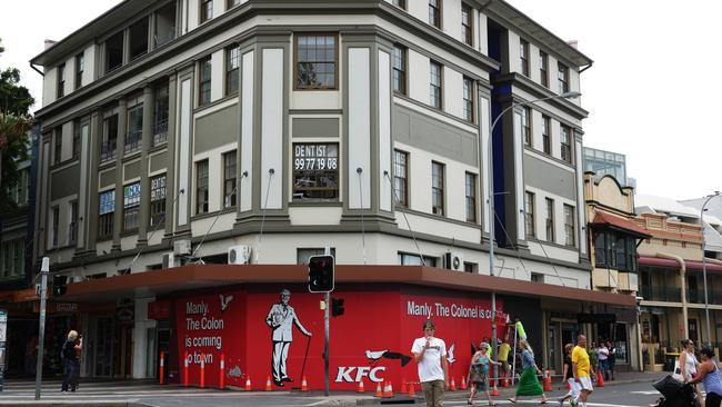 The old KFC store in Manly.