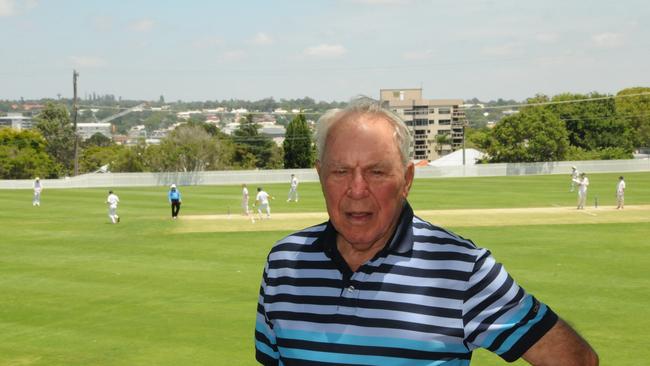 Former South Australia Sheffield Shield player Neil Dansie at Toowoomba Grammar School for the Neil Dansie Cricket Festival in 2017.