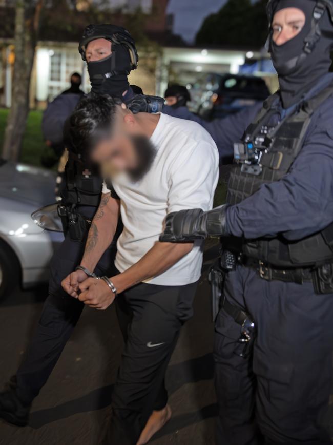 A 23-year-old man was arrested in Casula. Picture: NSW Police