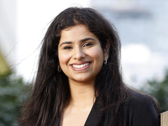 DAILY TELEGRAPH NOVEMBER 8, 2023. University of Sydney International student Ashrika Paruthi on campus in Camperdown. Picture: Jonathan Ng