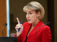 CANBERRA, AUSTRALIA, NewsWire Photos. FEBRUARY 14, 2024: Senator Michaelia Cash during the Senate Education and Employment Legislation Committee at Parliament House in Canberra. Picture: NCA NewsWire / Martin Ollman