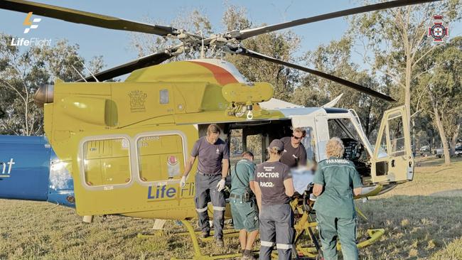 The Bundaberg-based LifeFlight aeromedical crew flown a boy to hospital following a motocross accident at Mundubbera in the North Burnett region.