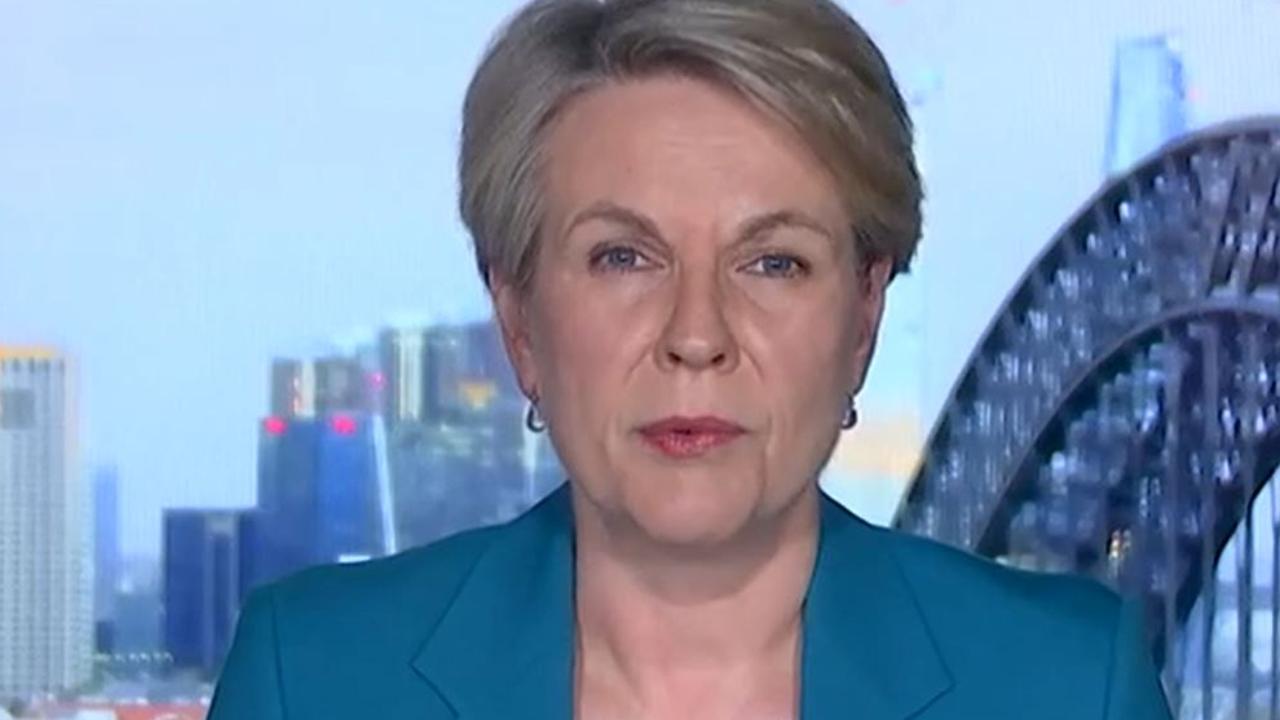 Environment Minister Tanya Plibersek was asked five times by Natalie Barr whether or not she had been approached when she appeared on Sunrise on Monday morning