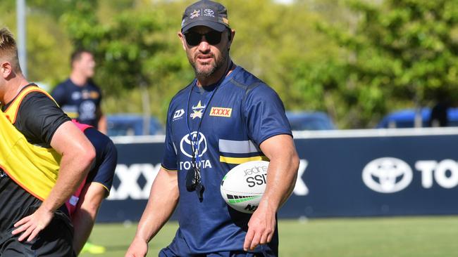 Dean Young during the North Queensland Cowboys pre-season training at Hutchinson Builders Centre in Townsville. Picture: Matthew Elkerton