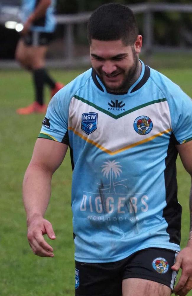 Talented Woolgoolga rugby league player Sione Fangupo trained as a junior with Greg Inglis.