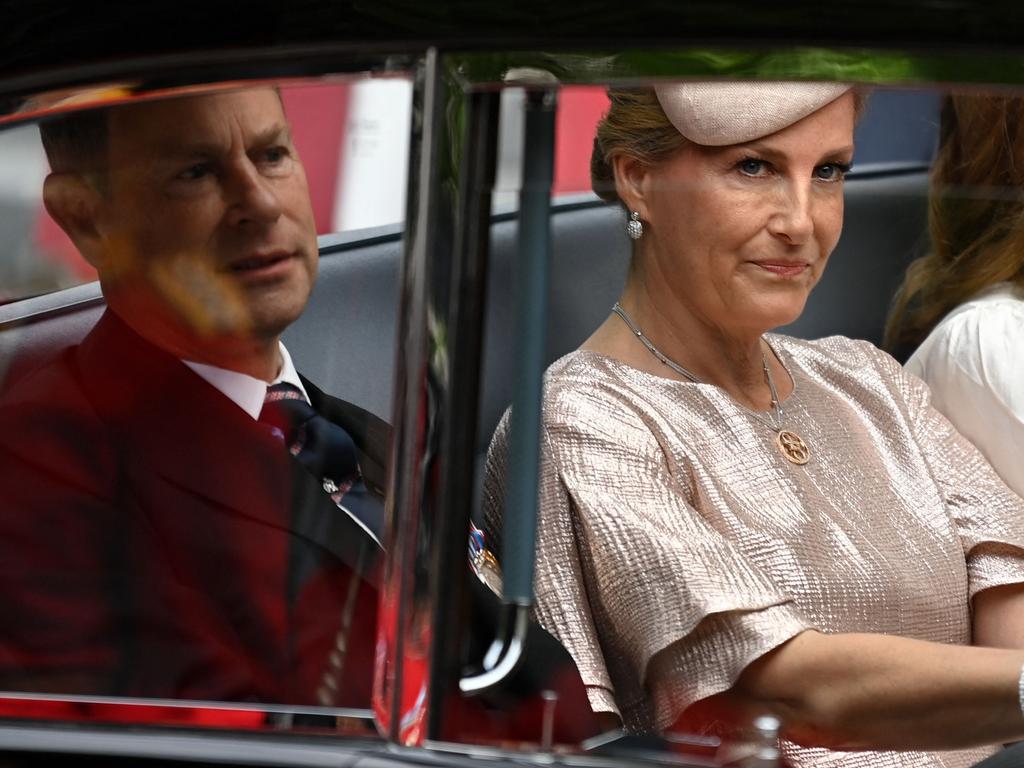 Prince Edward, Earl of Wessex, and Sophie, Countess of Wessex. Picture: AFP