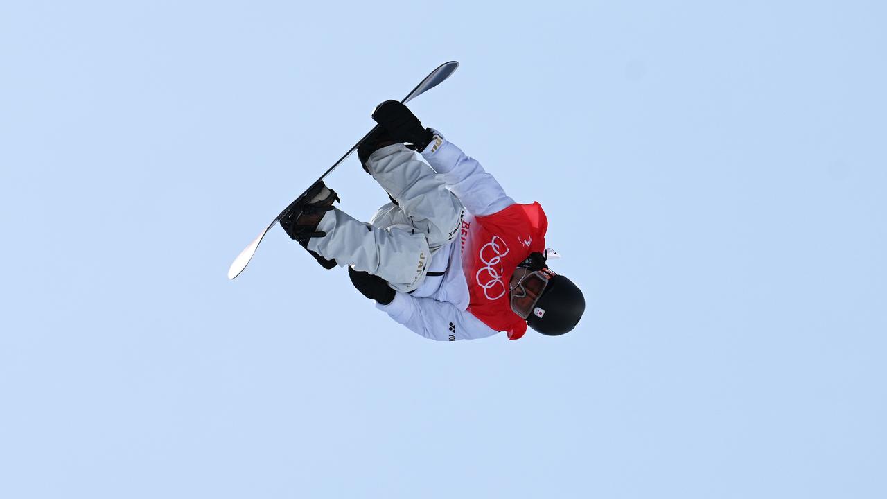 He nailed an awesome 1440 twist with a triple cork. (Photo by Matthias Hangst/Getty Images)