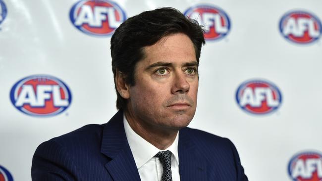 AFL CEO Gillon McLachlan. (AAP Image/Julian Smith)