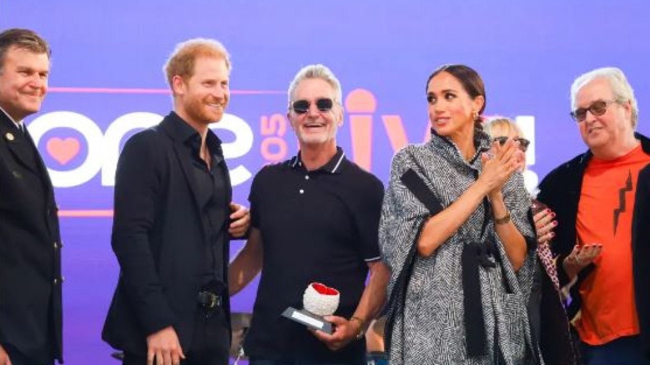 Prince Harry and Meghan Markle at an event last year. Picture: Getty Images