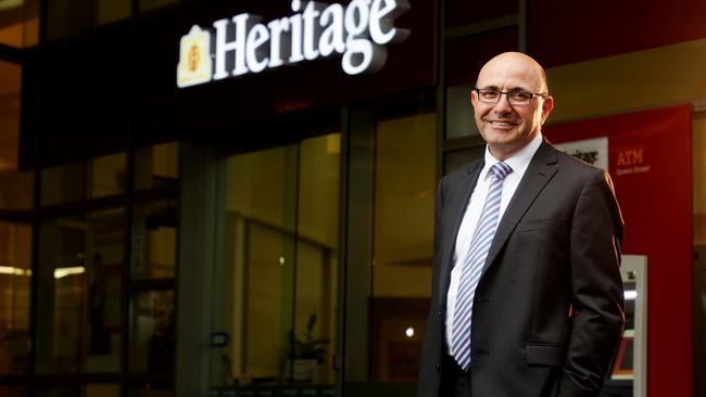 Peter Lock, Heritage CEO, is taking a cautious approach to the economic recovery. Picture: Mark Calleja