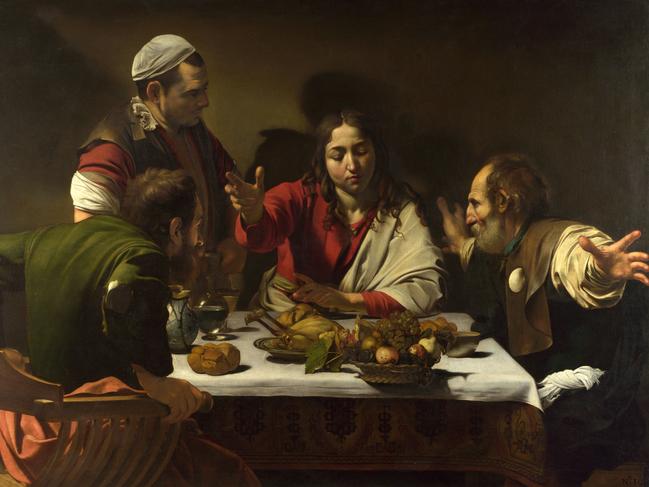 The Supper at Emmaus, c. 1601-02 [London version] by Caravaggio Wikihttps://upload.wikimedia.org/wikipedia/commons/4/4d/1602-3_Caravaggio%2CSupper_at_Emmaus_National_Gallery%2C_London.jpgStill life (Part 1)