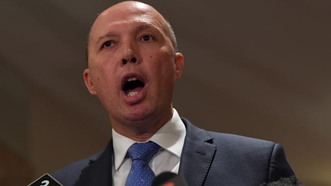 Federal Immigration Minister Peter Dutton. Source: AAP