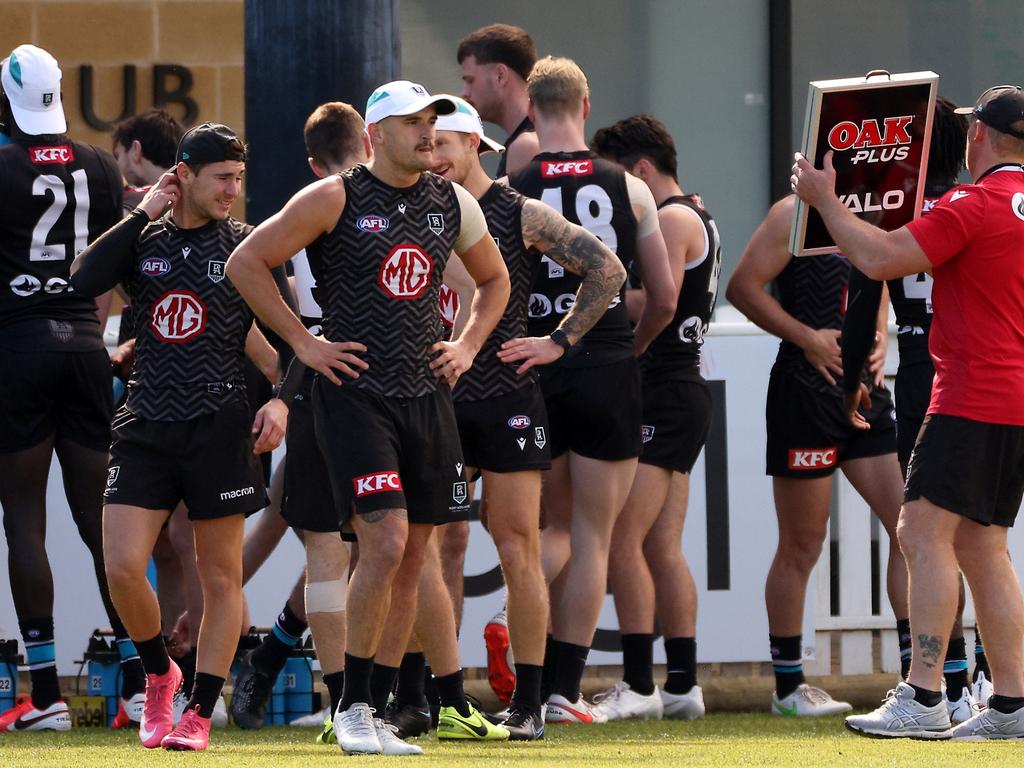 Powell-Pepper during a training session at Alberton Oval last month. Picture: Getty