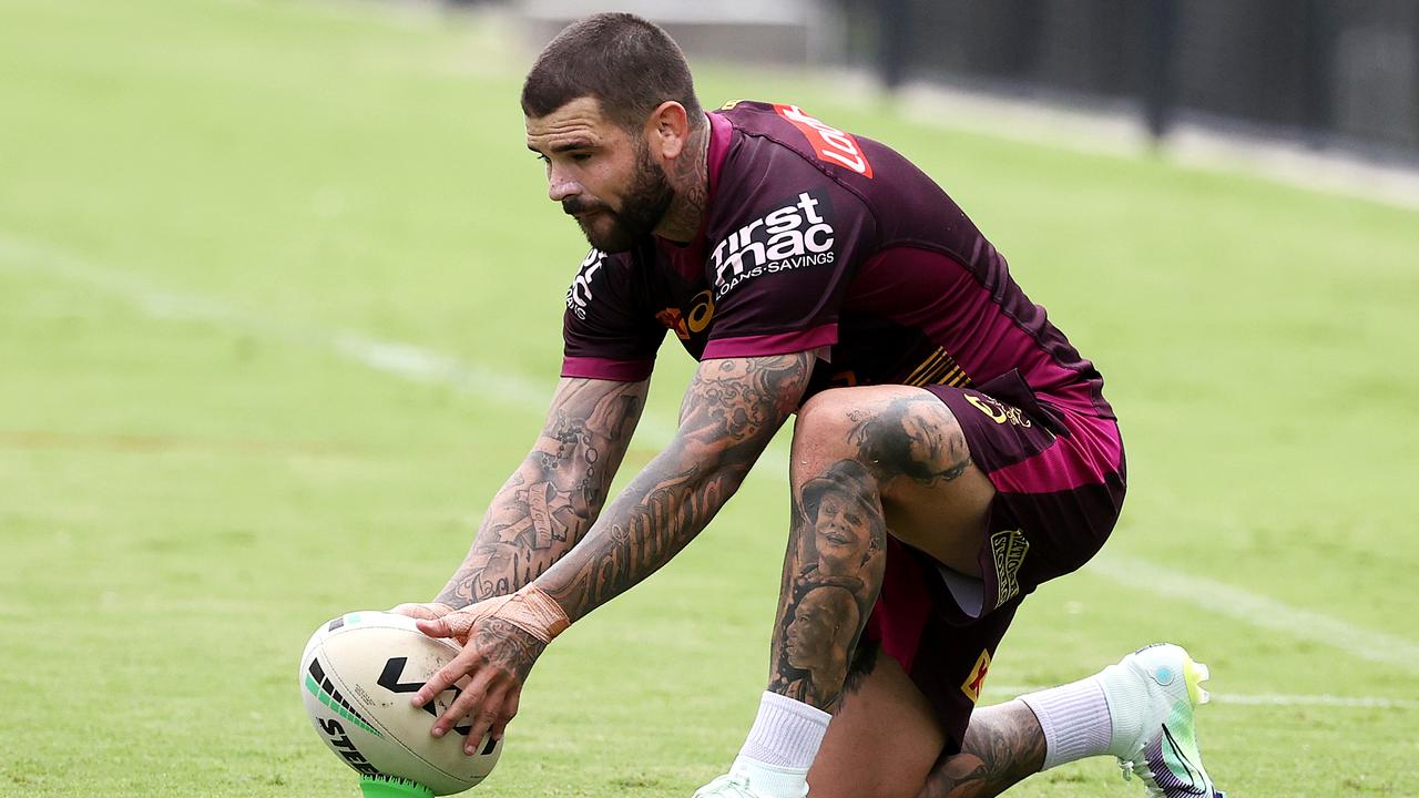 Adam Reynolds says his game has given the Broncos more direction and got them back on track to challenge for a premiership. Picture: Nigel Hallett.