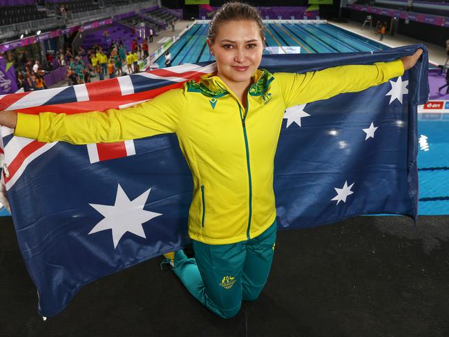 BIRMINGHAM 2022 COMMONWEALTH GAMES. 08/08/2022   .  Australian diver Melissa Wu who will be the flag bearer at tonights closing ceremony . Picture: Michael Klein
