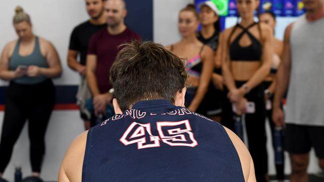 F45 is a global fitness trend. Picture: Chris Dyson