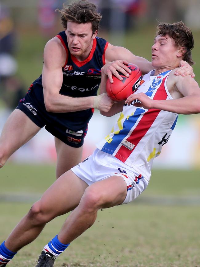 Zac Richards impressed for Norwood’s reserves in its preliminary final win.  Picture: AAP Image/Dean Martin