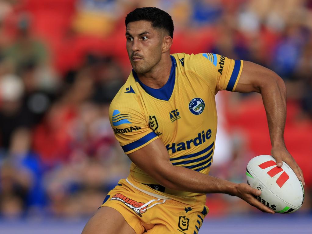 The Dolphins have pulled out of the race for Eels star Dylan Brown. Pic: NRL