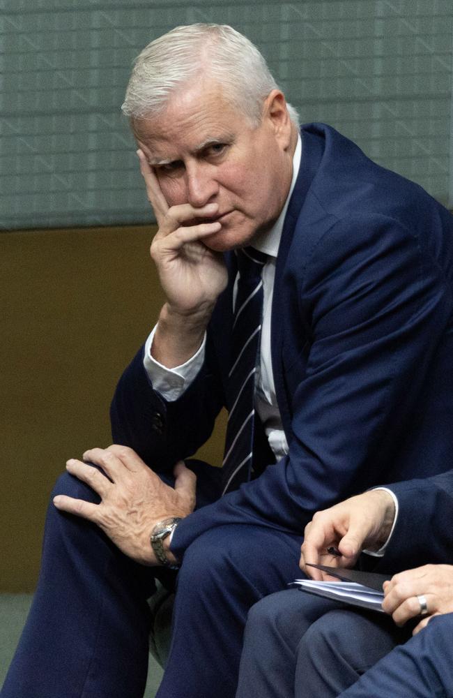 Former Deputy Prime Minister and Nationals leader Michael McCormack. Picture: NewsWire / Gary Ramage