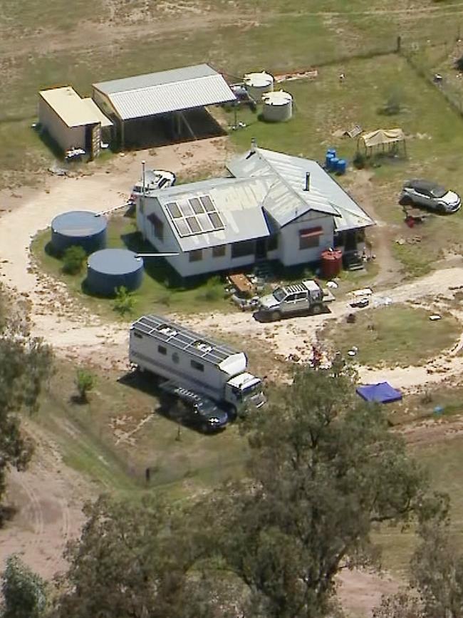 They moved to their Wieambilla property in 2016. Picture: 9 News.