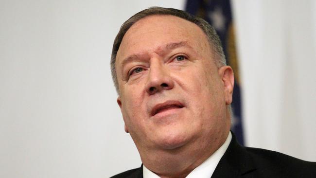 Former US secretary of state Mike Pompeo. Picture: AFP