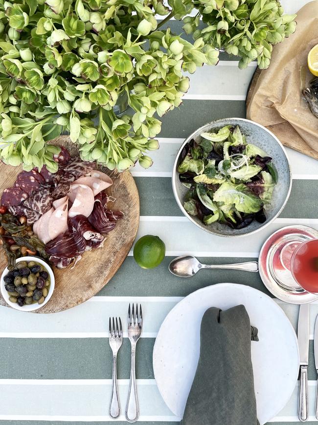 Icebergs' Italian long lunch kit’s charcuterie. Picture: Supplied