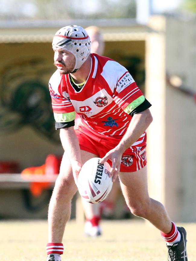 RLGC Round 3 match from Robert Dalley Park. Reserve Grade; Helensvale Hornets vs. Currumbin Eagles. Brendan Ratcliff. 23 May 2021 Helensvale Picture by Richard Gosling