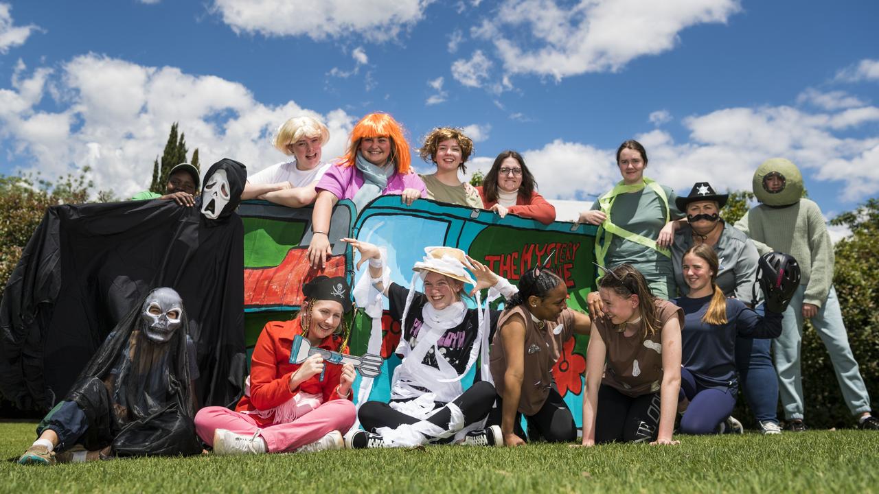 ANC pastoral care group with their Scooby-doo float as St Ursula's College students dressed up for their boat race during St Ursula's Week, Wednesday, October 20, 2021. Picture: Kevin Farmer