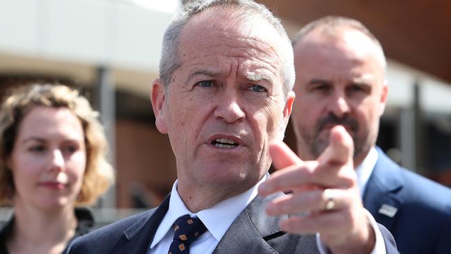 Opposition Leader Bill Shorten says PM Scott Morrison should forget about East-West Link. Picture: Kym Smith