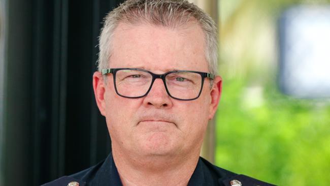 NT Police Commissioner Jamie Chalker. Picture: Glenn Campbell