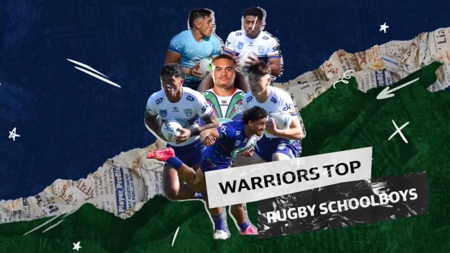 New Zealand Warriors top Rugby Union schoolboys players