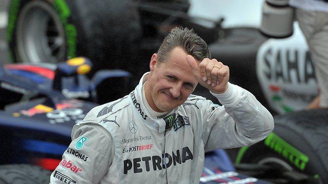 German F1 driver Michael Schumacher