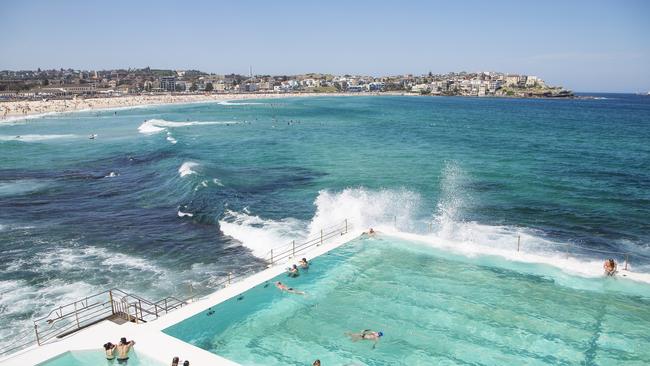 Bondi Beach Icebergs pool in Sydney, NSW.