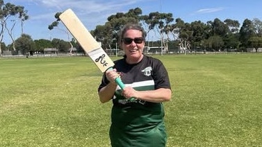 Bell Park's Alisha Aldridge after scoring 101 not out. Picture: Bell Park CC Facebook