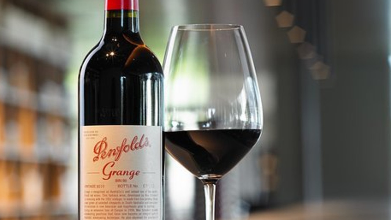 Penfolds Grange wine. Picture: Supplied