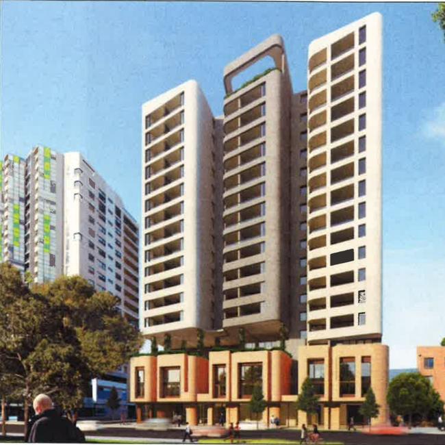 The tower to be built at 11 Gibbons St, Redfern. Picture: Supplied