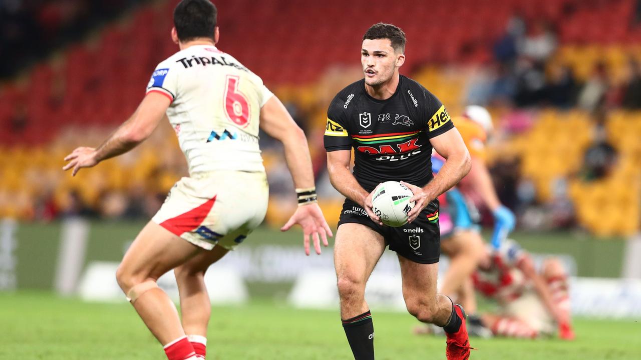 Cleary made his return from a serious shoulder injury against the Dragons.