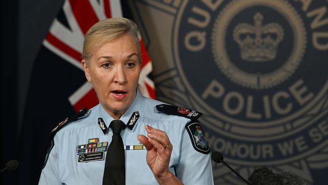 Queensland Police Service Commissioner Katarina Carroll. Picture: Lyndon Mechielsen/Courier Mail