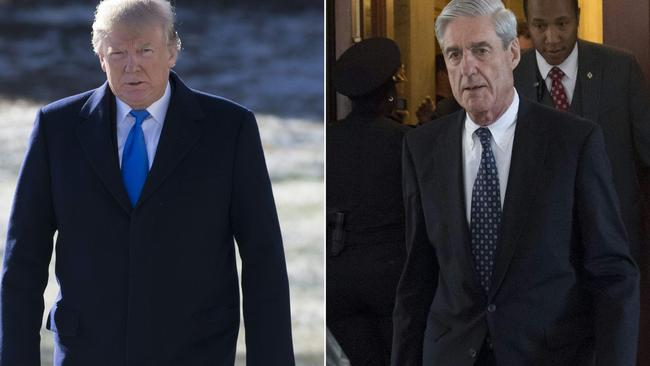 Donald Trump tried to fire Robert Mueller last June. Picture: AFP.