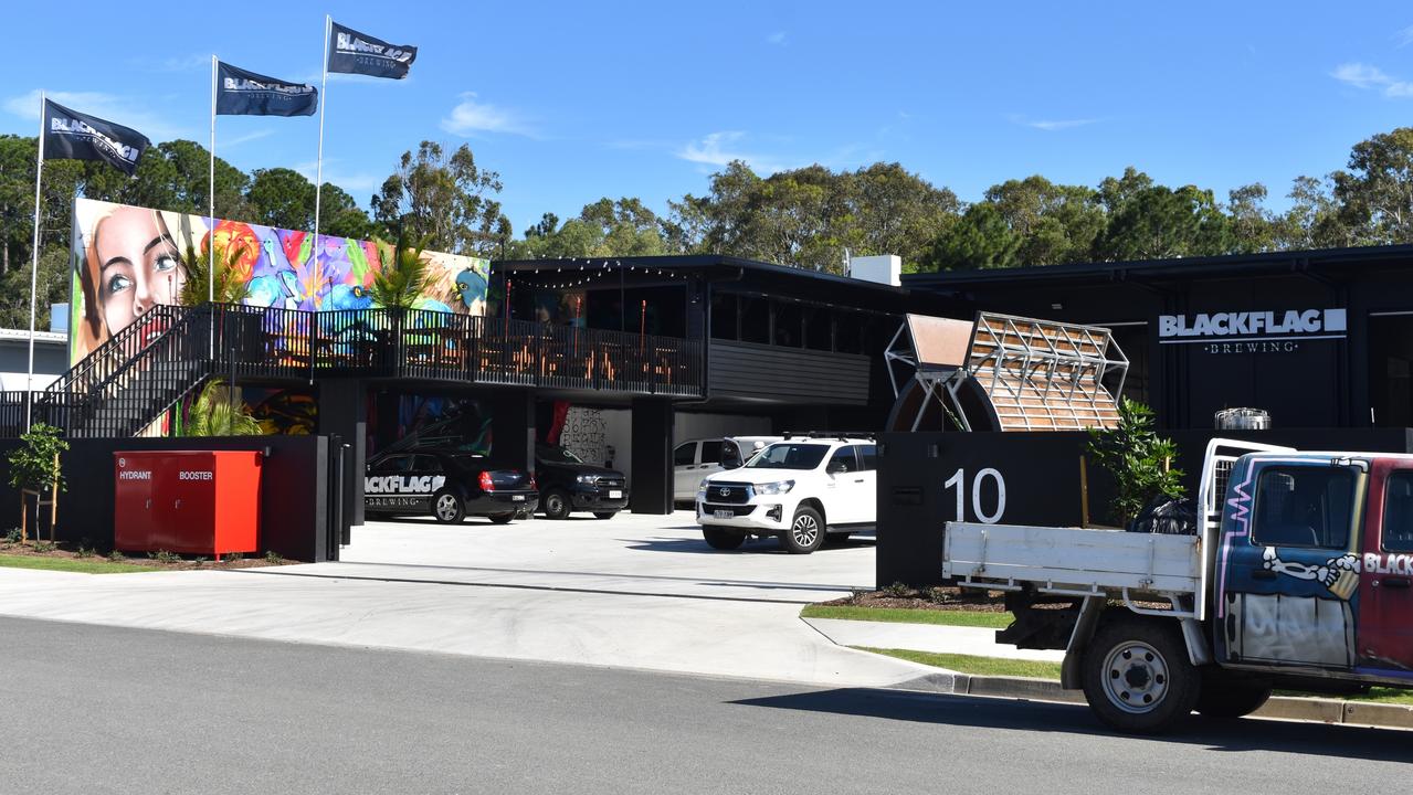 Blackflag Brewing’s new Coolum Beach venue. Picture: Sam Turner